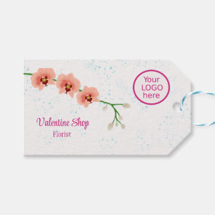 Orchid Blume Florist Business Geschenkanhänger