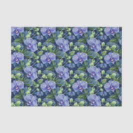 Orchid-Blume Patten Lila Decoupage Seidenpapier