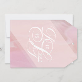 Orchid Blush Dankeschön Tags Dankeskarte