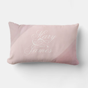 Orchid Blush Wedding Pillow Lendenkissen
