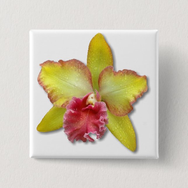 Orchid Button (Vorderseite)