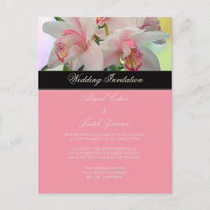 Orchid, Dam Wedding Einladung / Save the Date