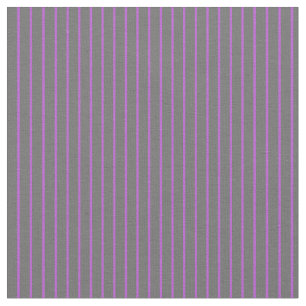 Orchid & Dim Gray Muster der Streifen Stoff