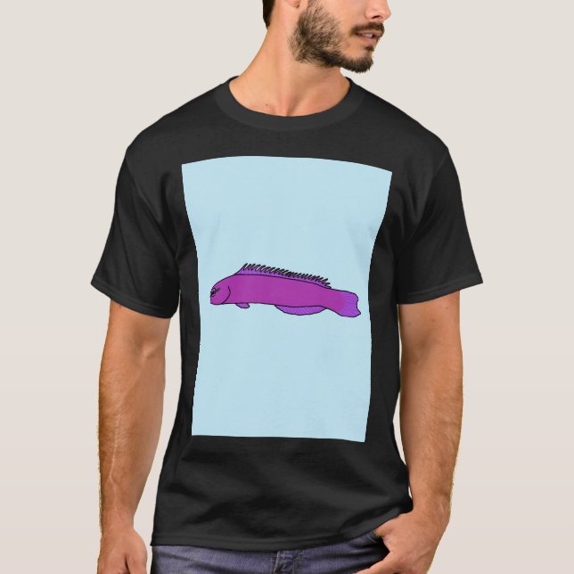 Orchid Dottyback Fisch T-Shirt (Vorderseite)