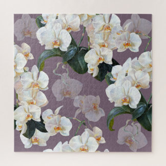 Orchid dunkle Lavendel Wasserfarbe.