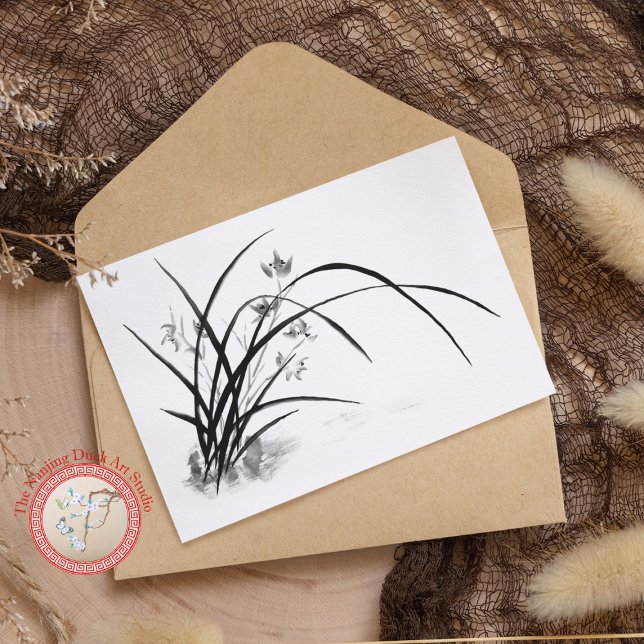 Orchid Elegance Postkarte (Von Creator hochgeladen)