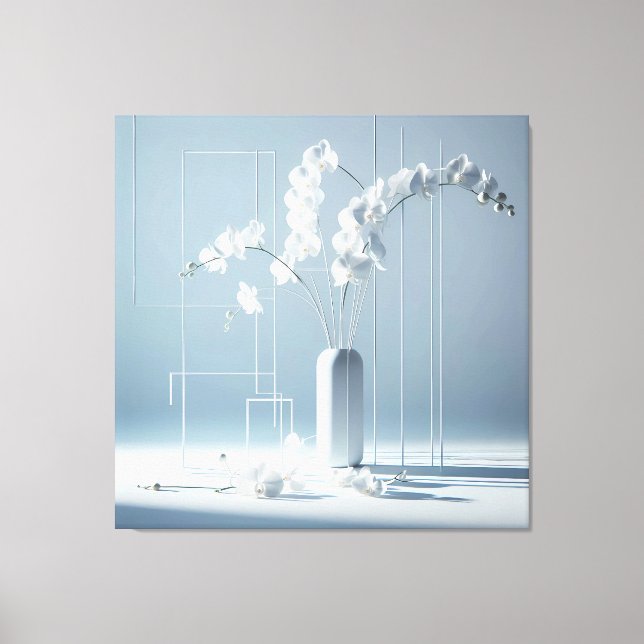 Orchid Geometry Leinwanddruck (Vorderseite)