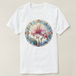 Orchid gesteinigtes Glas Art T-Shirt