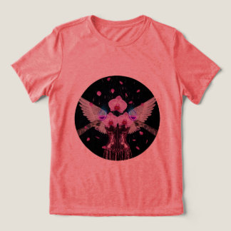 Orchid Glam Wings T-Shirt 💜 🥂 Tri-Blend Shirt