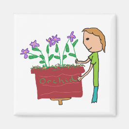 Orchid Growing Magnet