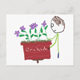Orchid Growing Postkarte