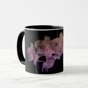 Orchid I-Abenaki-Schatten auf dunklem Hintergrund Tasse