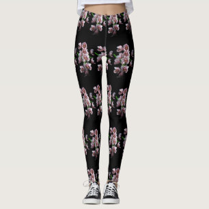 Orchid Insanity in schwarz Leggings