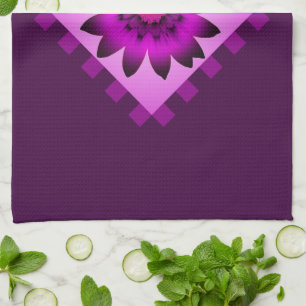 Orchid Magenta Daisy Blume Handtuch