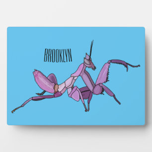 Orchid mantis Cartoon Illustration Fotoplatte
