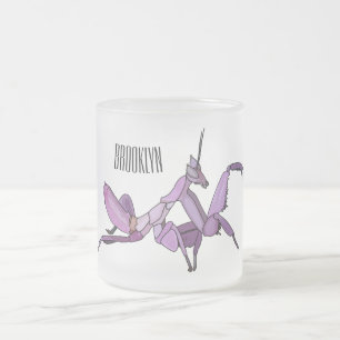 Orchid mantis Cartoon Illustration Mattglastasse