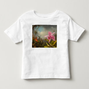 Orchid mit zwei Hummingbirds Heade Kleinkind T-shirt