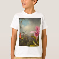 Orchid mit zwei Hummingbirds Heade