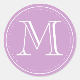 Orchid Monogram Umschlag Aufkleber von Origami Pri