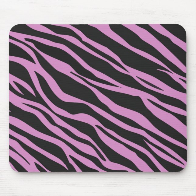 Orchid Pink Zebra Striping Mousepad (Vorne)
