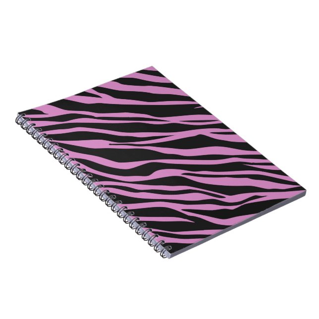 Orchid Pink Zebra Striping Notizblock (Rechte Seite)
