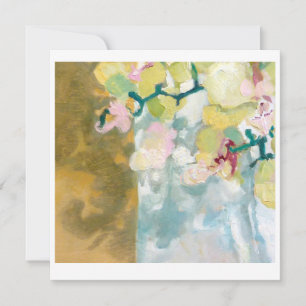 Orchid-Studie Ölmalerei Karte