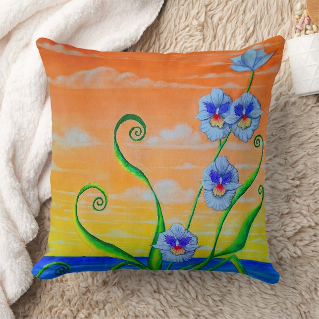 Orchid Sunset Kissen (Decke)
