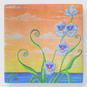 Orchid Sunset Steinuntersetzer