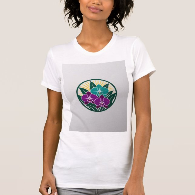 Orchid T - Shirt for Women - Soft Beauty, Bold Spi (Vorderseite)