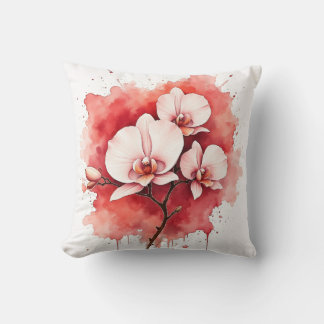 Orchid Throw Pilze Kissen