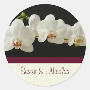 Orchid Umschlag Aufkleber - Personalisiert