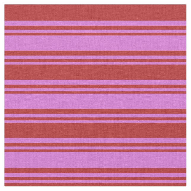 Orchid und Red Pattern Stoff (Nahaufnahme)