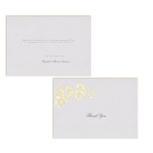 Orchid Vows Elfenbein Formal Classic Wedding Viele Folieneinladung