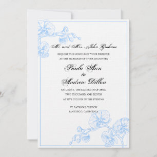 Orchid Wedding Einladung