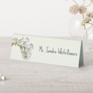 Orchid Wedding Platzkarte mit Namen Tischaufsteller