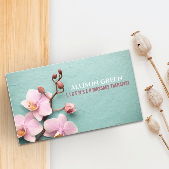 Orchid WELLNESS-CENTER Salon Aromatherapie Massage Visitenkarte (Von Creator hochgeladen)