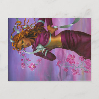 Orchid Woman Postkarte