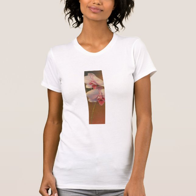 Orchidee 3 T-Shirt und Haiku (Vorderseite)