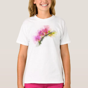 Orchidee Blume Aquarell - Rosa wb 01 T-Shirt