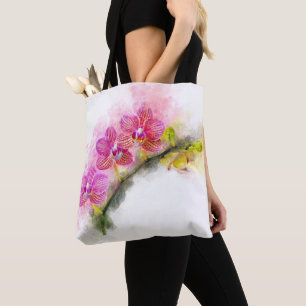 Orchidee Blume Aquarell - Rosa wb 01 Tasche