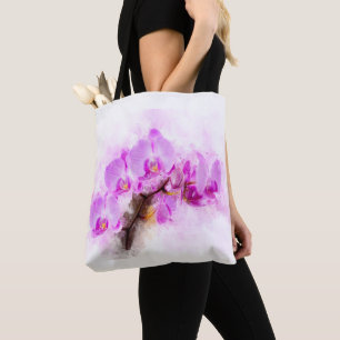 Orchidee Blume Aquarell - Rosa wb 03 Tasche