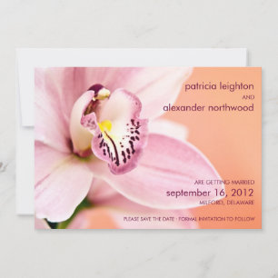 Orchidee • Heiratsankündigung Einladung