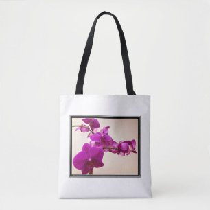 Orchidee in Rosa als Tote Tasche