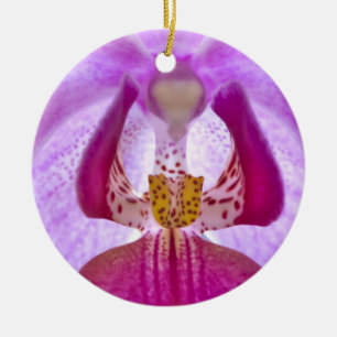 Orchidee Keramik Ornament