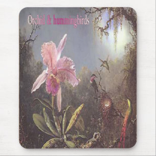 Orchidee-n-Kolibris mousepad