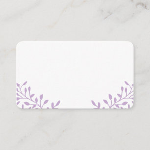Orchidée Purple Secret Jardin Mariage Cartes de li