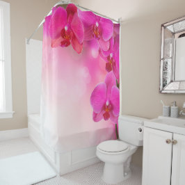 Orchidée rose Fleur Douche Rideau