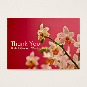 Orchidée rouge ・ Favoris de mariage Tags