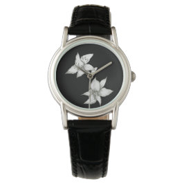 Orchideen Armbanduhr