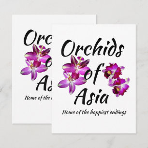 Orchideen Asiens Ankündigung